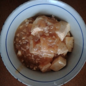 一人暮らしの頃から作っている麻婆豆腐！！ボーボー